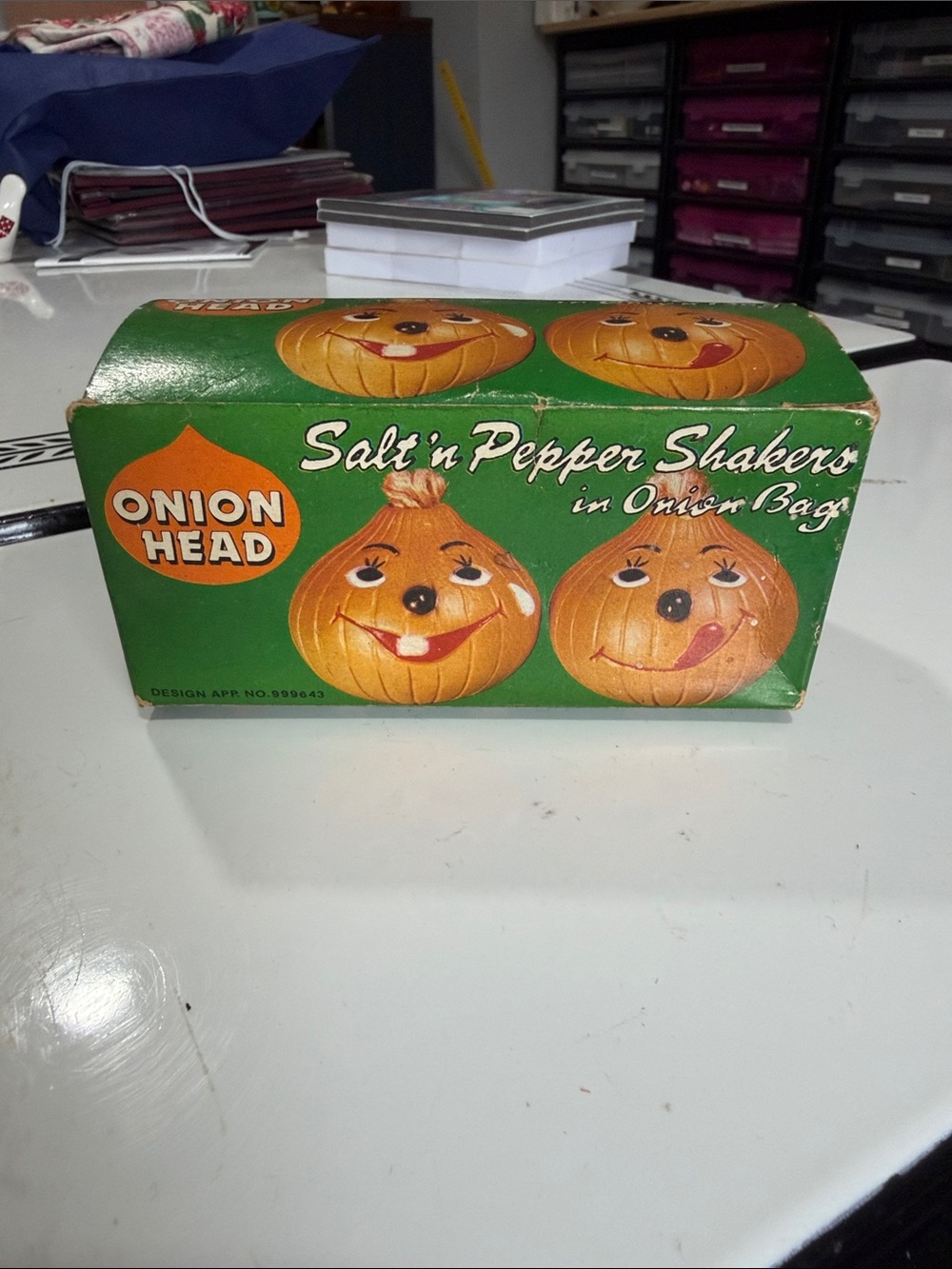 Vintage Onion Head Salt and Pepper Shakers